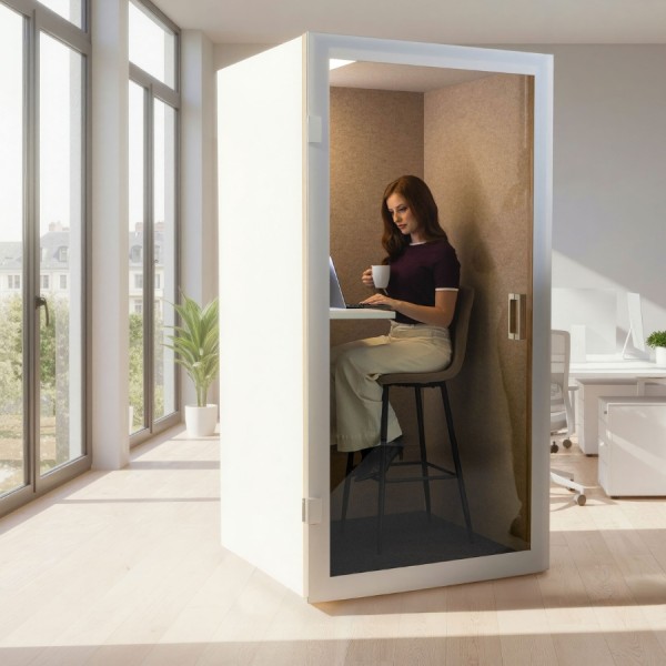 RWH Akustikbox Telefonbox Cube 1 | Weiß | Konfigurator von RWH