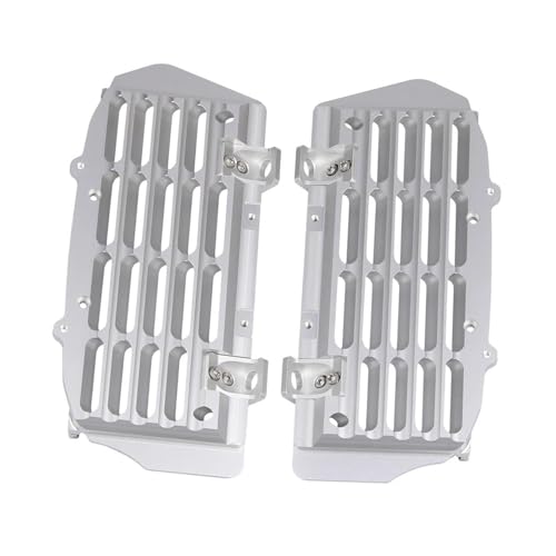 RWITWKPK Motorrad-kühlergrillschutz Für KTM 300 XC XCF SX SXF XCW XCFW EXC EXC-F TPI/Sechs Tage 2016-2023 Motorrad Kühler Schutz Grille Abdeckung Schutz Grill Protector(Silver) von RWITWKPK