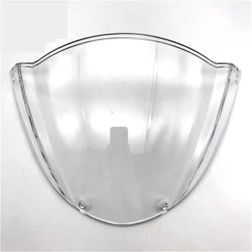 RWITWKPK Motorrad-windschutzscheibe for Ducati Monster 696 796 1100 1100S Monster 1100 EVO Motorrad Sport Windschutzscheibe Kopf Abdeckung Deflektor Visier doppelblase windscreen(Clear) von RWITWKPK