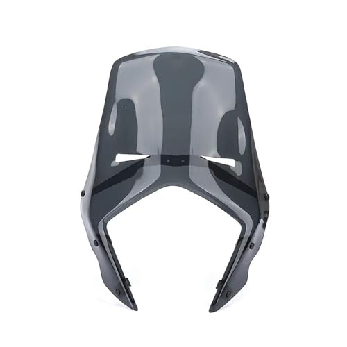 RWITWKPK Motorrad-windschutzscheibe for KTM 390 790 890 ADV Adventure Rally 2017-2022 Motorrad Double Bubble Acryl Rally Windschutzscheibe Visier Viser doppelblase windscreen(Gray) von RWITWKPK