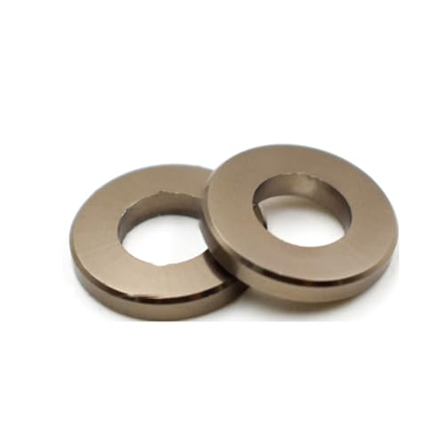 Cxiang-Flache Unterlegscheiben Aluminium Alloy Anodised M3 Colourful Flat Washer Spacer Gasket Thickness 0.25mm 0.5mm 1mm 1.5mm 2mm 2.5mm 3mm, 20PCS, für Bolzenschraube(Titanium Grey,M3x6x2.5) von RWLQWEA