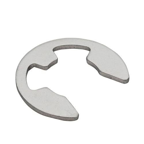 Cxiang-Flache Unterlegscheiben M1.2 M1.5 M2 M3 M3.5 M4 M5 M6 M7 M8 To M13 304 Stainless Steel/ 65# Mn Steel E Clip Circlip Retaining Ring Washer， für Bolzenschraube(304 Stainless Steel,M1.5 100pcs) von RWLQWEA