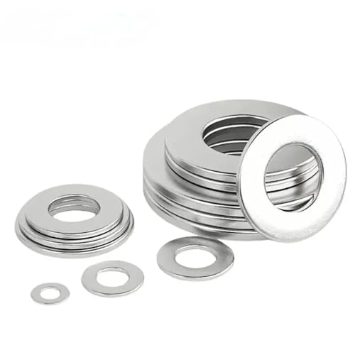 Cxiang-Flache Unterlegscheiben M1.6 M2 M2.5 M3 M4- M22 304 Stainless Steel Sealing Flat Washer Metal Plain Gaskets Meson Shim, für Bolzenschraube(M14x28x2 x2pcs) von RWLQWEA