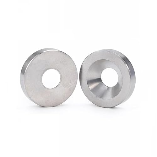 Cxiang-Flache Unterlegscheiben M3-M10 304 Stainless Steel Tapered Fisheye Gasket Countersunk Screw Concave-convex Tapered Gasket, für Bolzenschraube(Flat type,M8x25x5.0mm-1pcs) von RWLQWEA