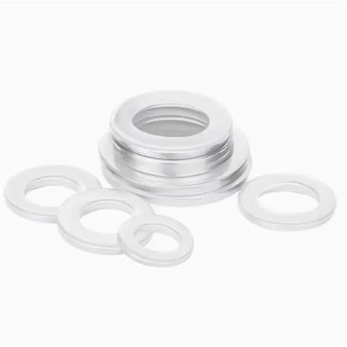 Cxiang-Flache Unterlegscheiben M3 M4 M5 M6 M7 M8 M9 M10 To M22 Aluminum Washers Gasket Flat Metal Washer Gasket Plug Oil Sealing Rings Gaskets, für Bolzenschraube(M18X24x1 20PCS) von RWLQWEA