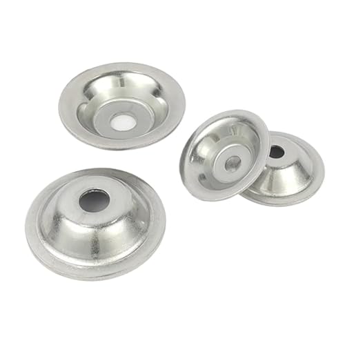 Cxiang-Flache Unterlegscheiben M3 M4 M5 M6 M8 M10 M12 M16 M20 304 Stainless Steel Gasket Concave Convex Bowl Washer, für Bolzenschraube(M5 x 26 x 1.5(10pcs)) von RWLQWEA