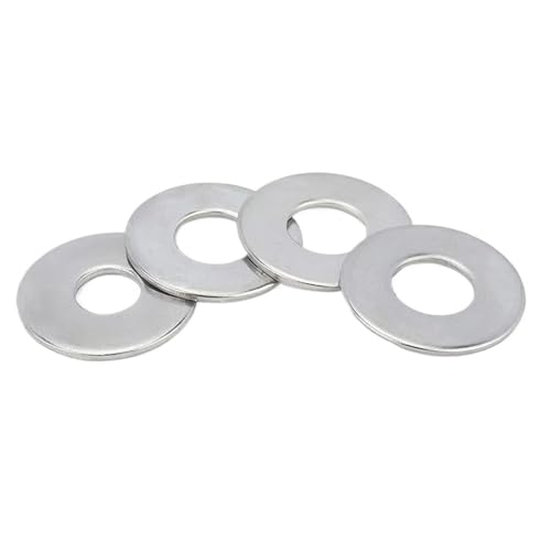 Cxiang-Flache Unterlegscheiben M3 M4 M5 M6 M8-M16 Large Flat Washer 304 Stainless Steel Big Metal Gasket Meson Plain Washers, für Bolzenschraube(M10x30x2(2pcs)) von RWLQWEA
