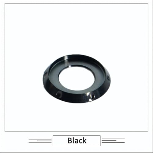 Cxiang-Flache Unterlegscheiben M5 M6 M8 M10 Titanium Gasket Titanium Alloy Washers Fancy Decorative Spacer For Bike Motorcycle Car, für Bolzenschraube(Black,M8) von RWLQWEA