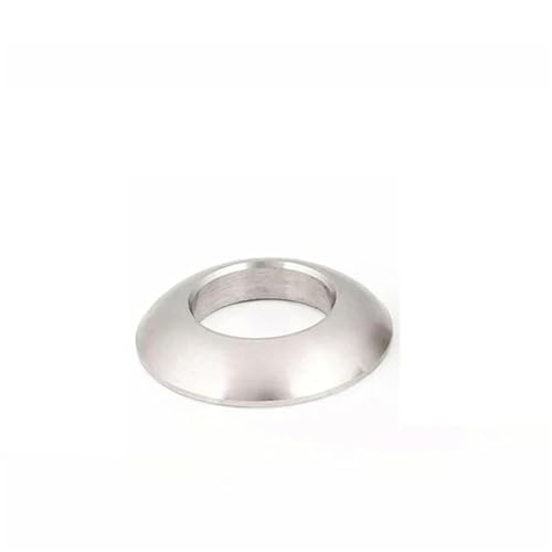 Cxiang-Flache Unterlegscheiben M6 M8 M10-M24 Countersunk Washer Stainless Steel Conical Spherical Washer Concave Convex Cone Gasket Carbon Steel für Bolzenschraube(Spherical Stainless,M6 (10Pcs)) von RWLQWEA