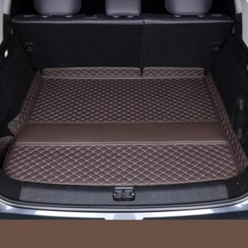RWQZEOJO Auto Kofferraummatte,Für Audi A6 S6 Avant e-tron 2024 2025+ Langlebiges Kratzfest Auto Kofferraumwanne Schutzmatte Kofferraum Leder Kofferraumwanne CargoTeppich,C von RWQZEOJO