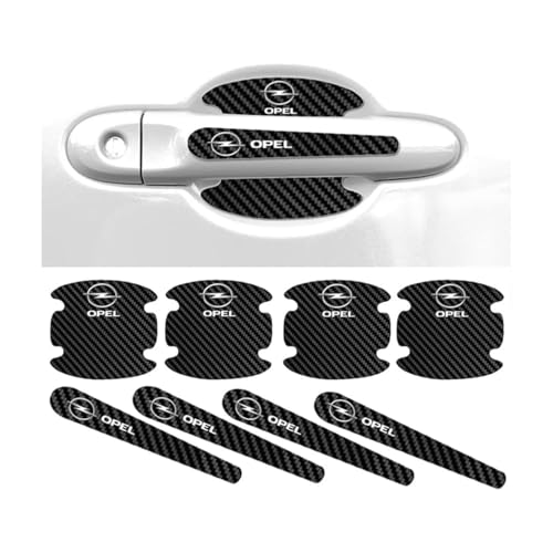 RWQZEOJO Auto Türgriff Schutzfolie,Für Opel Corsa 2014-2023/Opel Corsa D 2006-2014 Wasserdicht und Sonnenschutz Türschüsselschutz Autotürgriff Schutzfolie Autotürgriff Abdeckungen von RWQZEOJO