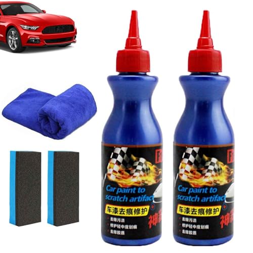 2Pcs Scratch Repair Wax for Car,Car Wax Scratch Remover,Professional Car Paint Scratch Repair Agent for Deep Scratches with Sponge Towel 2Pcs Scratch Repair Wax for Car,Car Wax Scratch Remover,Professional Car Paint Scratch Repair Agent for Deep Scratches with Sponge Towel von RWRAPS