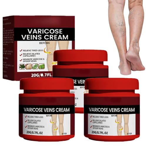 3 pcs Medilisk Cream Varicose Veins,Medilisk Varicose Veins Relief Cream,Varicose Veins Treatment for Legs,Improves Blood Circulation von RWRAPS