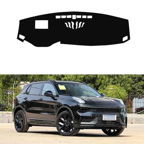 RWRAPS Auto-Armaturenbrett-Matte, Armaturenbrett-Pad, Teppich, Auto-Armaturenbrett-Abdeckung, schützender Sonnenschutz, passend für LYNK&CO 01 2021–2023 von RWRAPS