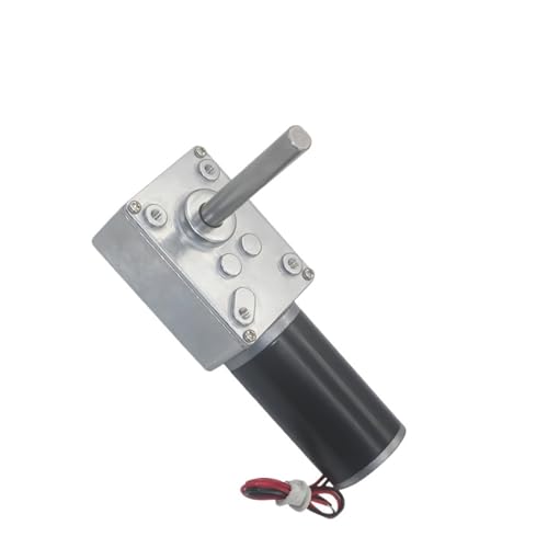 getriebemotor 5840-31ZY 12V 24V DC Motor Schneckengetriebemotor Selbsthemmender Motor mit hohem Drehmoment 3,4-70kg for Vorhangmaschine Billboard Home Equipment (Size : 80 RPM, Color : 24V) von RWRAPS