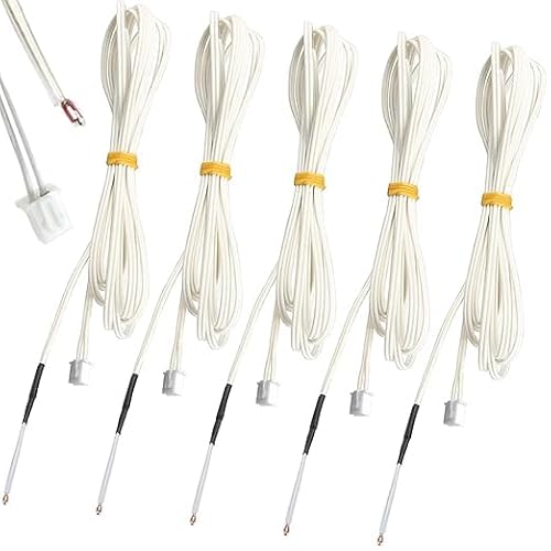 5 Stk 3D-Drucker Thermistor Temperatursensor NTC 3950 100K-Thermistor mit 1 Meter Verdrahtung weiblichem Pin kopf für 3D-Drucker von RWSRW
