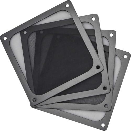 RWSRW 4 Stück 120x120mm Lüftungsgitter Lüfterabdeckung PVC Computer Filter mit Ultra-feinem Staubfilter Magnetrahmen Lüfterabdeckung für Computer PC 3D-Drucker PS4 Gehäuselüfter RWSRW 4 Stück 120x120mm Lüftungsgitter Lüfterabdeckung PVC Computer Filter mit Ultra-feinem Staubfilter Magnetrahmen Lüfterabdeckung für Computer PC 3D-Drucker PS4 Gehäuselüfter von RWSRW