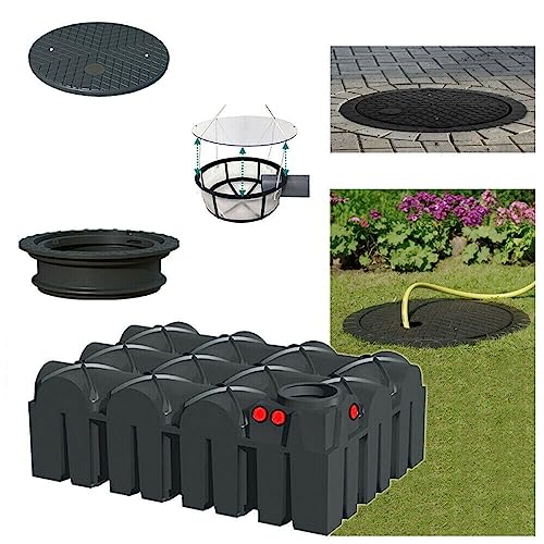 Flachtank Set mit Filter und Deckel Regenwassertank Zisterne Wassertank 7500 l Flachtank Set mit Filter und Deckel Regenwassertank Zisterne Wassertank 7500 l von RWT Koops