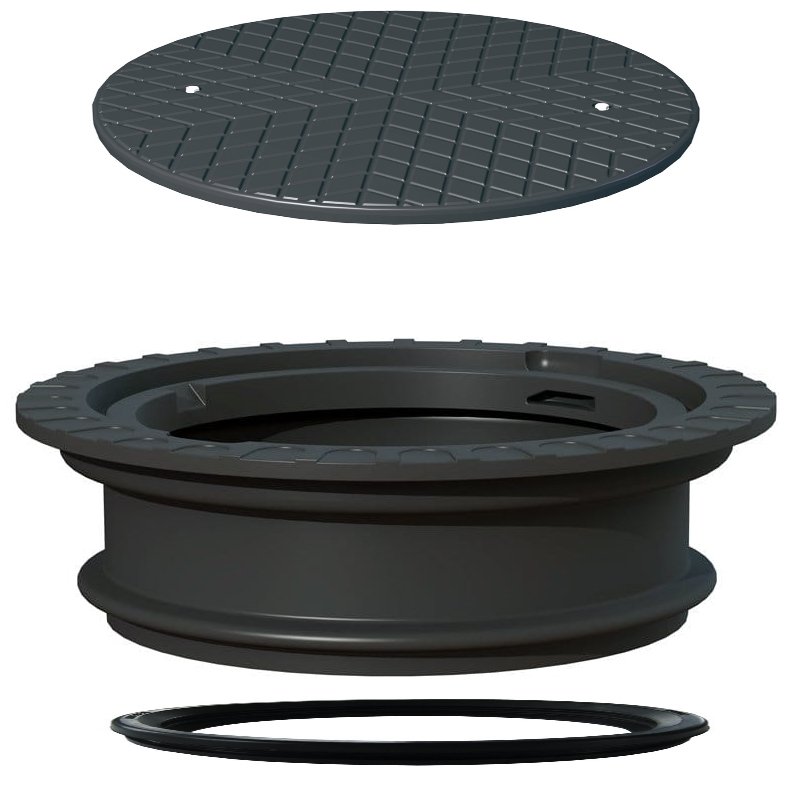 Tankabdeckung Set für Löschwassertanks begehbar (ein Tank) Tankabdeckung Set für Löschwassertanks begehbar (ein Tank) von RWT