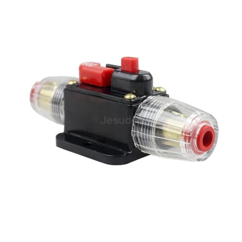 RWTRIIBN 20A 30A 40A 50A 60A 80A 100A Audio Resetable Fuse Circuit Breaker 12V 24V DC (60A) von RWTRIIBN