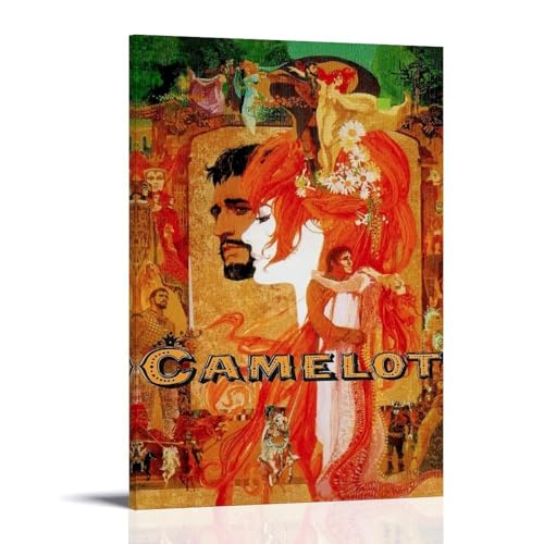 RWTWQGEQWGR 1967 Filmposter Camelot, Wanddekoration, ästhetisches Cover, Poster, Design, Gemälde, 20 x 30 cm, Rahmenstil RWTWQGEQWGR 1967 Filmposter Camelot, Wanddekoration, ästhetisches Cover, Poster, Design, Gemälde, 20 x 30 cm, Rahmenstil von RWTWQGEQWGR