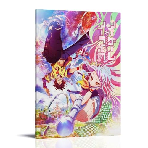 RWTWQGEQWGR Anime-Poster "No Game" "No Life", Wanddekoration, ästhetisches Cover, Poster, Design, Gemälde, 30 x 45 cm, Rahmenstil RWTWQGEQWGR Anime-Poster "No Game" "No Life", Wanddekoration, ästhetisches Cover, Poster, Design, Gemälde, 30 x 45 cm, Rahmenstil von RWTWQGEQWGR