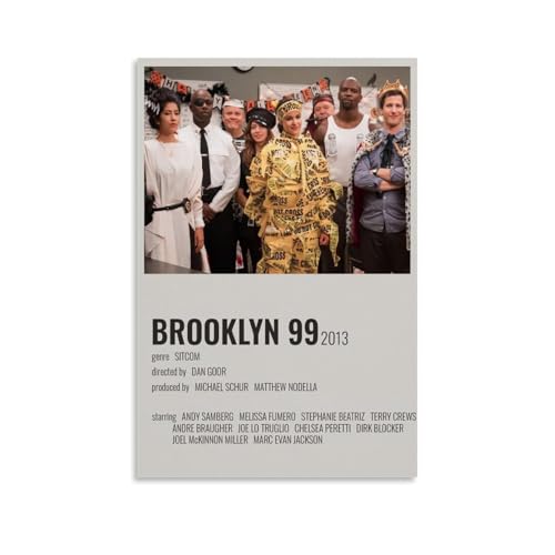RWTWQGEQWGR Brooklyn 99 Poster, Kunst, Wanddekoration, ästhetisches Cover, Poster, Design, Gemälde, 50 x 75 cm, ungerahmter Stil RWTWQGEQWGR Brooklyn 99 Poster, Kunst, Wanddekoration, ästhetisches Cover, Poster, Design, Gemälde, 50 x 75 cm, ungerahmter Stil von RWTWQGEQWGR
