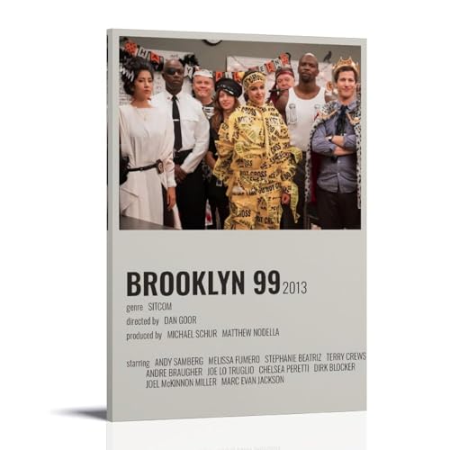 RWTWQGEQWGR Brooklyn 99 Poster, Kunst, Wanddekoration, ästhetisches Cover, Poster, Design, Gemälde, 60 x 90 cm, Rahmenstil RWTWQGEQWGR Brooklyn 99 Poster, Kunst, Wanddekoration, ästhetisches Cover, Poster, Design, Gemälde, 60 x 90 cm, Rahmenstil von RWTWQGEQWGR