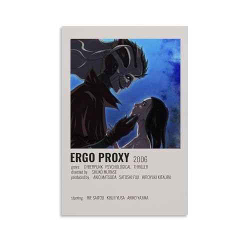 RWTWQGEQWGR Ergo Proxy Poster, Kunst, Wanddekoration, ästhetisches Cover, Poster, Designgemälde, 50 x 75 cm, ungerahmter Stil RWTWQGEQWGR Ergo Proxy Poster, Kunst, Wanddekoration, ästhetisches Cover, Poster, Designgemälde, 50 x 75 cm, ungerahmter Stil von RWTWQGEQWGR