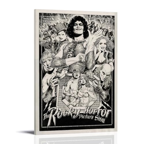 RWTWQGEQWGR Filmposter "The Rocky Horror", Wanddekoration, ästhetisches Cover, Poster, Design, Gemälde, 20 x 30 cm, Rahmenstil RWTWQGEQWGR Filmposter "The Rocky Horror", Wanddekoration, ästhetisches Cover, Poster, Design, Gemälde, 20 x 30 cm, Rahmenstil von RWTWQGEQWGR