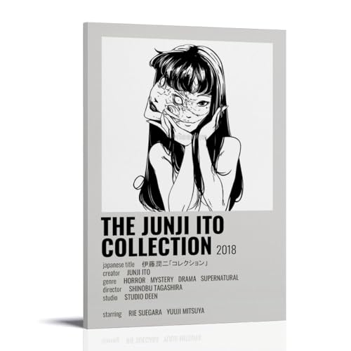 RWTWQGEQWGR Junji Ito Collection Poster, Kunst, Wanddekoration, ästhetisches Cover, Poster, Design, Gemälde, 60 x 90 cm, Rahmenstil RWTWQGEQWGR Junji Ito Collection Poster, Kunst, Wanddekoration, ästhetisches Cover, Poster, Design, Gemälde, 60 x 90 cm, Rahmenstil von RWTWQGEQWGR
