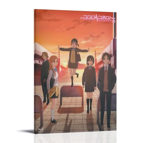 RWTWQGEQWGR Kokoro Connect Poster, Kunst, Wanddekoration, ästhetisches Cover, Poster, Design, Gemälde, 60 x 90 cm, Rahmenstil RWTWQGEQWGR Kokoro Connect Poster, Kunst, Wanddekoration, ästhetisches Cover, Poster, Design, Gemälde, 60 x 90 cm, Rahmenstil von RWTWQGEQWGR