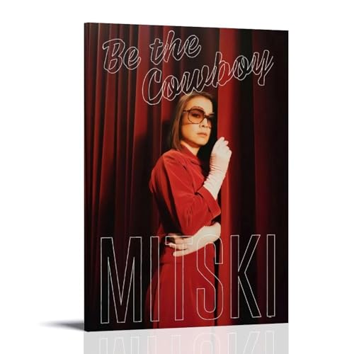 RWTWQGEQWGR Mitski-Poster, Kunst, Wanddekoration, ästhetisches Cover, Poster, Design, Gemälde, 40 x 60 cm, Rahmenstil von RWTWQGEQWGR
