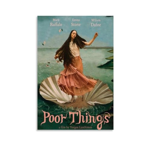 RWTWQGEQWGR Poor Things Poster, Kunst, Wanddekoration, ästhetisches Cover, Poster, Design, Gemälde, 20 x 30 cm, ungerahmter Stil RWTWQGEQWGR Poor Things Poster, Kunst, Wanddekoration, ästhetisches Cover, Poster, Design, Gemälde, 20 x 30 cm, ungerahmter Stil von RWTWQGEQWGR