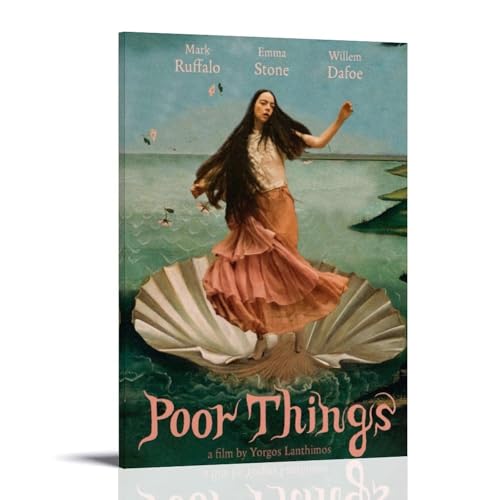 RWTWQGEQWGR Poor Things Poster, Kunst, Wanddekoration, ästhetisches Cover, Poster, Design, Gemälde, 30 x 45 cm, Rahmenstil RWTWQGEQWGR Poor Things Poster, Kunst, Wanddekoration, ästhetisches Cover, Poster, Design, Gemälde, 30 x 45 cm, Rahmenstil von RWTWQGEQWGR