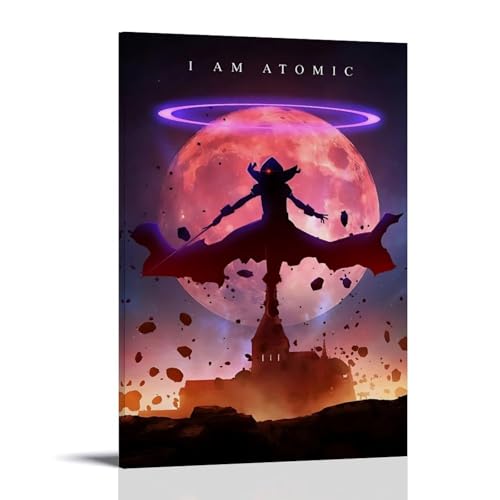 RWTWQGEQWGR Poster, Motiv: "I Am Atomic", Wanddekoration, ästhetisches Cover, Poster, Design, Gemälde, 30 x 45 cm, Rahmenstil RWTWQGEQWGR Poster, Motiv: "I Am Atomic", Wanddekoration, ästhetisches Cover, Poster, Design, Gemälde, 30 x 45 cm, Rahmenstil von RWTWQGEQWGR
