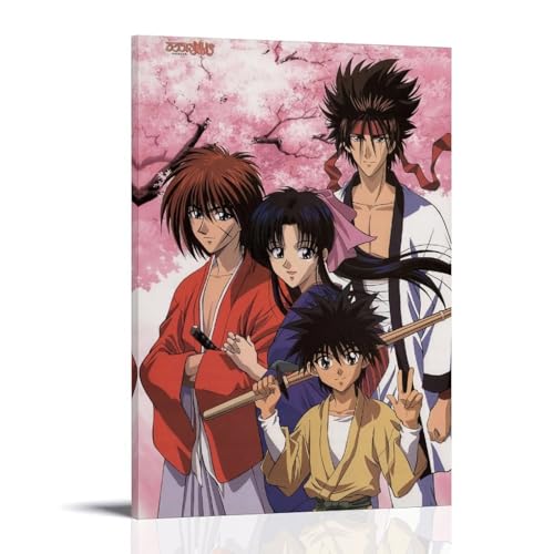 RWTWQGEQWGR Rurouni Kenshin Poster, Kunst, Wanddekoration, ästhetisches Cover, Poster, Design, Gemälde, 60 x 90 cm, Rahmenstil RWTWQGEQWGR Rurouni Kenshin Poster, Kunst, Wanddekoration, ästhetisches Cover, Poster, Design, Gemälde, 60 x 90 cm, Rahmenstil von RWTWQGEQWGR