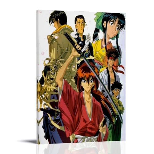 RWTWQGEQWGR Rurouni Kenshin Poster, Kunst, Wanddekoration, ästhetisches Cover, Poster, Design, Gemälde, 60 x 90 cm, Rahmenstil RWTWQGEQWGR Rurouni Kenshin Poster, Kunst, Wanddekoration, ästhetisches Cover, Poster, Design, Gemälde, 60 x 90 cm, Rahmenstil von RWTWQGEQWGR