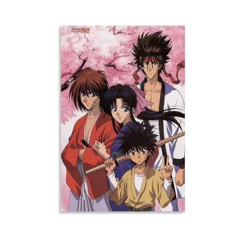 RWTWQGEQWGR Rurouni Kenshin Poster, Kunst, Wanddekoration, ästhetisches Cover, Poster, Designgemälde, 50 x 75 cm, ungerahmter Stil RWTWQGEQWGR Rurouni Kenshin Poster, Kunst, Wanddekoration, ästhetisches Cover, Poster, Designgemälde, 50 x 75 cm, ungerahmter Stil von RWTWQGEQWGR