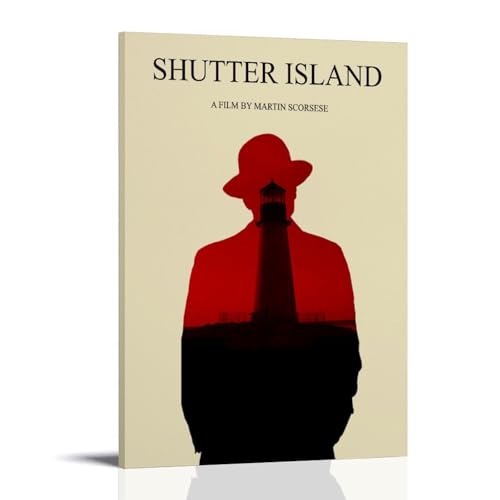 RWTWQGEQWGR Shutter Island Filmposter, Kunst, Wanddekoration, ästhetisches Cover, Poster, Design, Gemälde, 20 x 30 cm, Rahmenstil RWTWQGEQWGR Shutter Island Filmposter, Kunst, Wanddekoration, ästhetisches Cover, Poster, Design, Gemälde, 20 x 30 cm, Rahmenstil von RWTWQGEQWGR
