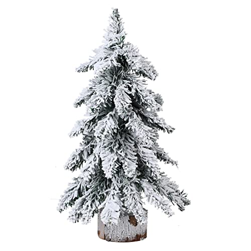 RWUDV Künstlicher Mini-Weihnachtsbaum, Kleiner Tisch-Weihnachtskiefer mit Lichtern für die Dekoration Im Urlaub, Zuhause, Büro(#1) von RWUDV