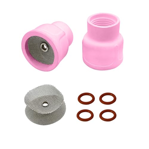 RX WELD #12 Keramik (Doppelpack), rosa WIG-Schweißbecher von RX WELD