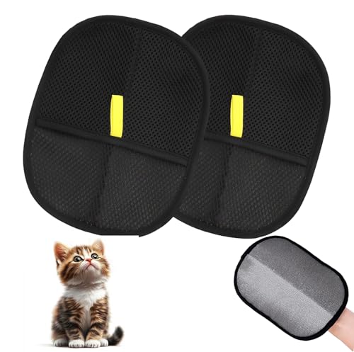 RXKFIGX 2 Stück Tierhaarentferner Handschuh, Fell Magnet Handschuh, Atmungsaktive Haustierhaarentferner mit Anti-Statik-Funktion, Wiederverwendbare Fellpflegehandschuhe für Für Kleidung,Sofas RXKFIGX 2 Stück Tierhaarentferner Handschuh, Fell Magnet Handschuh, Atmungsaktive Haustierhaarentferner mit Anti-Statik-Funktion, Wiederverwendbare Fellpflegehandschuhe für Für Kleidung,Sofas von RXKFIGX