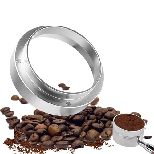 RXKFIGX Ersatzteile Kaffee Dosierring 51mm,Espresso Dosiertrichter Kaffeemaschine Fülltrichter Kaffeedosierring mit magnetischem Brühschüssel Dosiertrichter Aluminium für Brühschüssel Kaffeemaschine von RXKFIGX