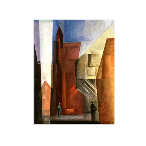 RXNHGJDS lyonel feininger leinwand,lyonel feininger Kunstdruck auf Leinwand,Stadttorturm,Poster & Print on Canvas Famous Painting Canvas Wall Art70x50cm(28x20in) poster von RXNHGJDS