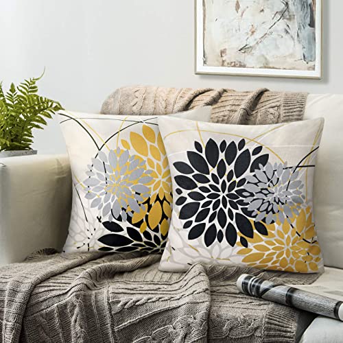 Pillow Cover 40×40 Kissenbezug Schwarz Und Gelb Kissenhülle Abstrakt Geometrisch Muster Kissenbezüge 2er-set Herbst Leinen Dahlia Kissenhüllen Passend Für Wohnzimmer Vorbau Sofa Couch Kissen Dekor Pillow Cover 40×40 Kissenbezug Schwarz Und Gelb Kissenhülle Abstrakt Geometrisch Muster Kissenbezüge 2er-set Herbst Leinen Dahlia Kissenhüllen Passend Für Wohnzimmer Vorbau Sofa Couch Kissen Dekor von RYBornament