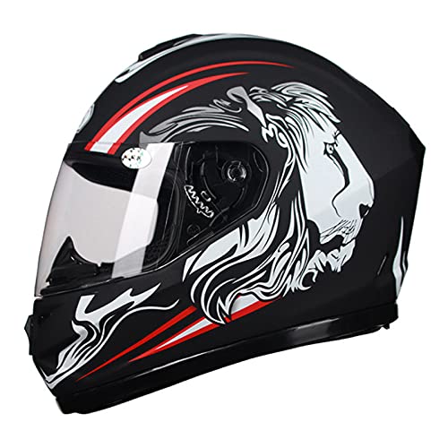 Motorrad-Integralhelm Modular-Helm Flip-Up Mopedhelm Jet Helm Rollerhelm Erwachsener Herren & Damen Sturzhelm DOT/ECE-Zertifizierung Klapphelm Full-Face Motorcycle Helmet,Matte black 1,XL von RYDZCLH