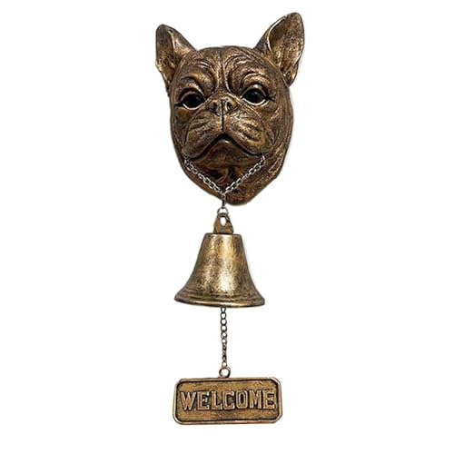 RYGRZJ Metall Hund Willkommen Türklingel Vintage Bulldog Dobermann Glocke Ladenbesitzer Türklingel Decor Office Eingang Halterung A5Y0 for Home Wand RYGRZJ Metall Hund Willkommen Türklingel Vintage Bulldog Dobermann Glocke Ladenbesitzer Türklingel Decor Office Eingang Halterung A5Y0 for Home Wand von RYGRZJ