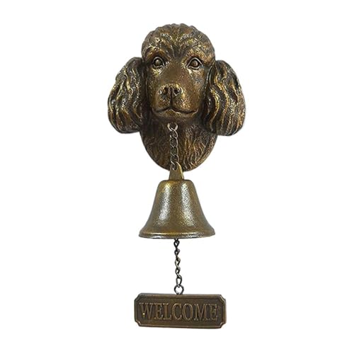 RYGRZJ Metall Hund Willkommen Türklingel Vintage Bulldog Dobermann Glocke Ladenbesitzer Türklingel Wand Halterung Eingang for Home Office RYGRZJ Metall Hund Willkommen Türklingel Vintage Bulldog Dobermann Glocke Ladenbesitzer Türklingel Wand Halterung Eingang for Home Office von RYGRZJ