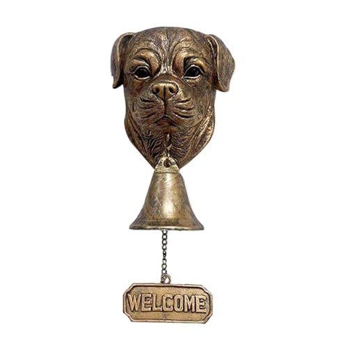 RYGRZJ Metall Hund Willkommen Türklingel Vintage Bulldog Dobermann Glocke Ladenbesitzer Türklingel Wand Halterung U2X8 Office for Home Decor Eingang RYGRZJ Metall Hund Willkommen Türklingel Vintage Bulldog Dobermann Glocke Ladenbesitzer Türklingel Wand Halterung U2X8 Office for Home Decor Eingang von RYGRZJ